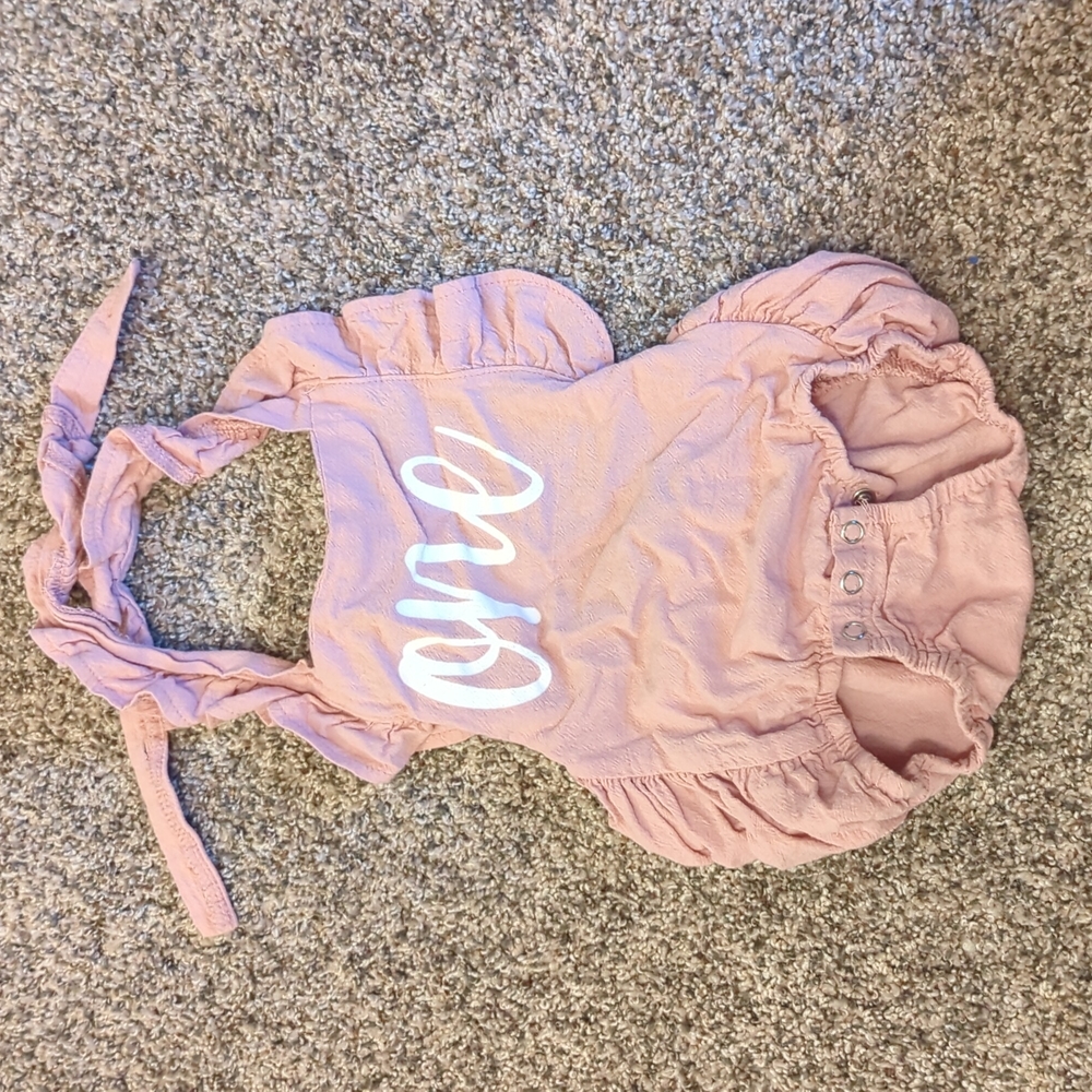 Pink ONE Onsie for Photo Shoot / 1st Birthday